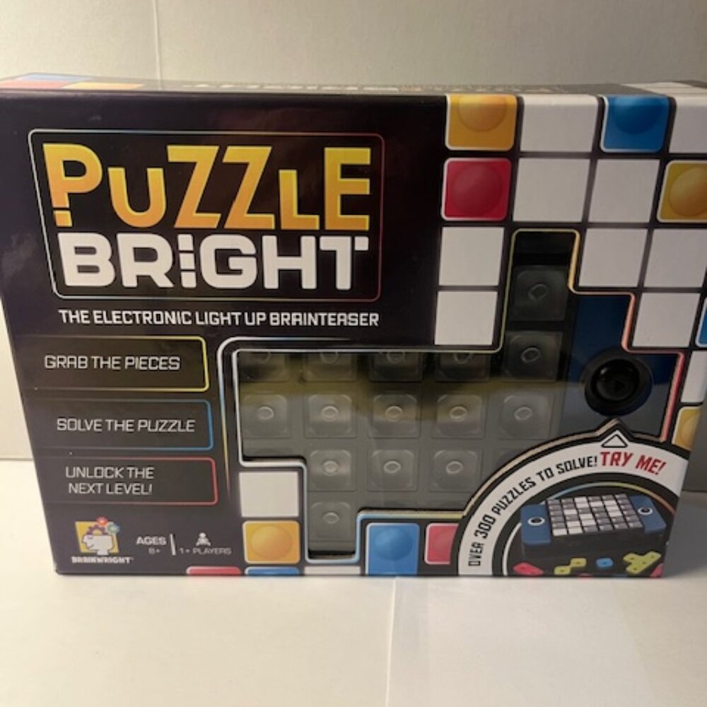- Puzzle Bright - Interactive Light-Up Brain Teaser with 300+ Challenges